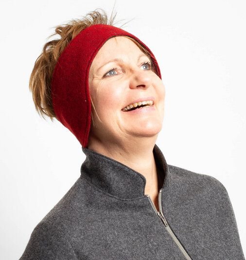 nahtur-design Ohrenwärmer | Stirnband aus Flauschloden | Wendefunktion
