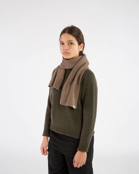 Matona Strickschal für Kinder, Frauen und Männer aus Bio-Baumwolle und Lammwolle / Knit Scarf