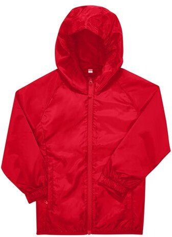 B&C BE INSPIRED Kinder Regen- und Windjacken Seitentaschen Kapuze 10 verschiedene Farben