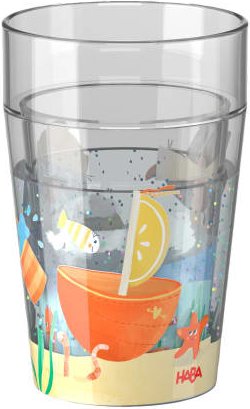 Glitzerbecher Pinguin