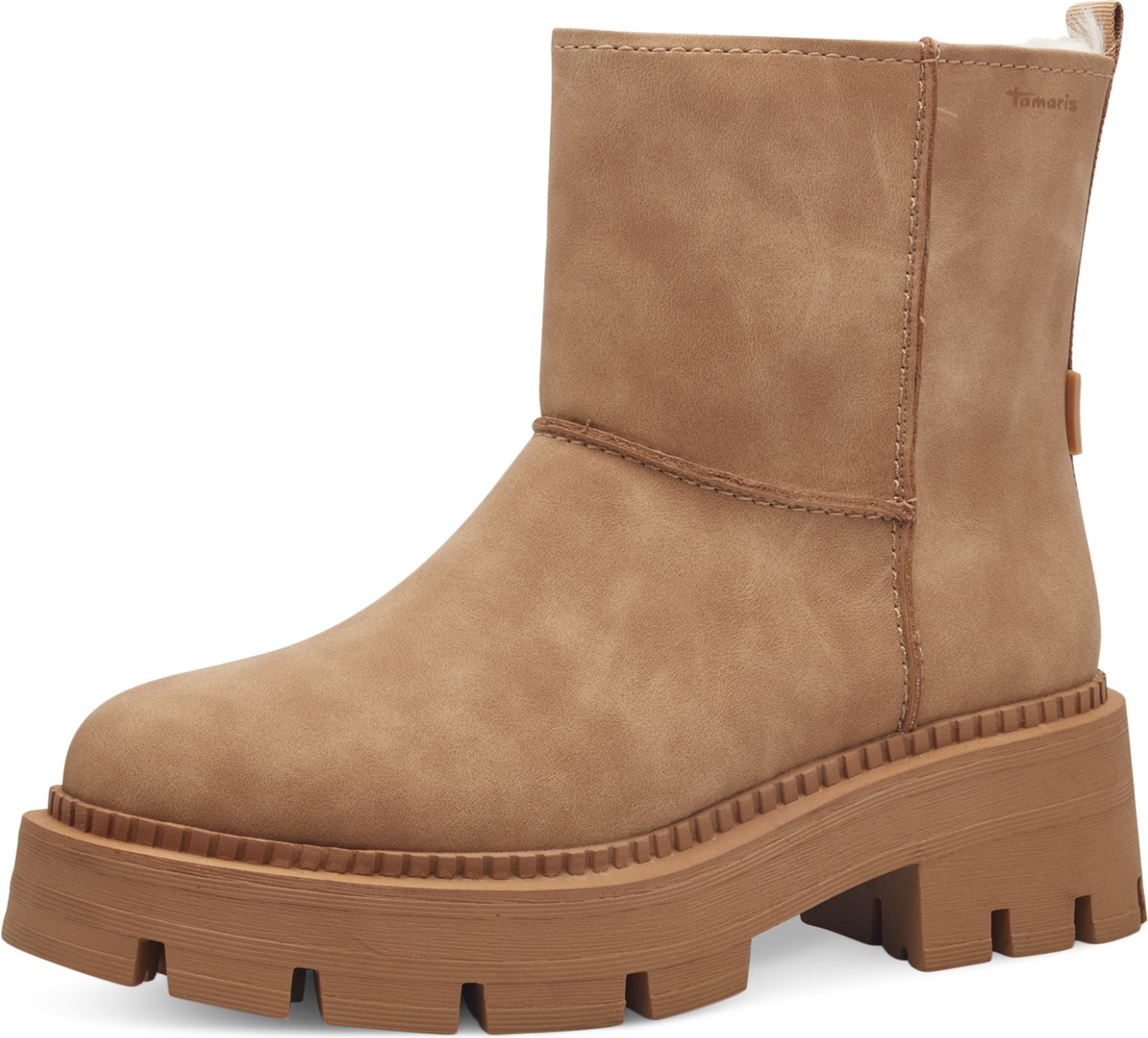 Damen Elegante Stiefelette  Winterschuhe  1-26439-43 Braun 3... 41