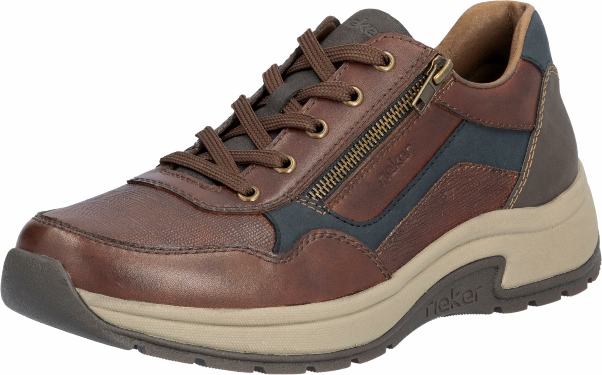 Thumbnail - Rieker Herren Schnürschuhe, braun 45
