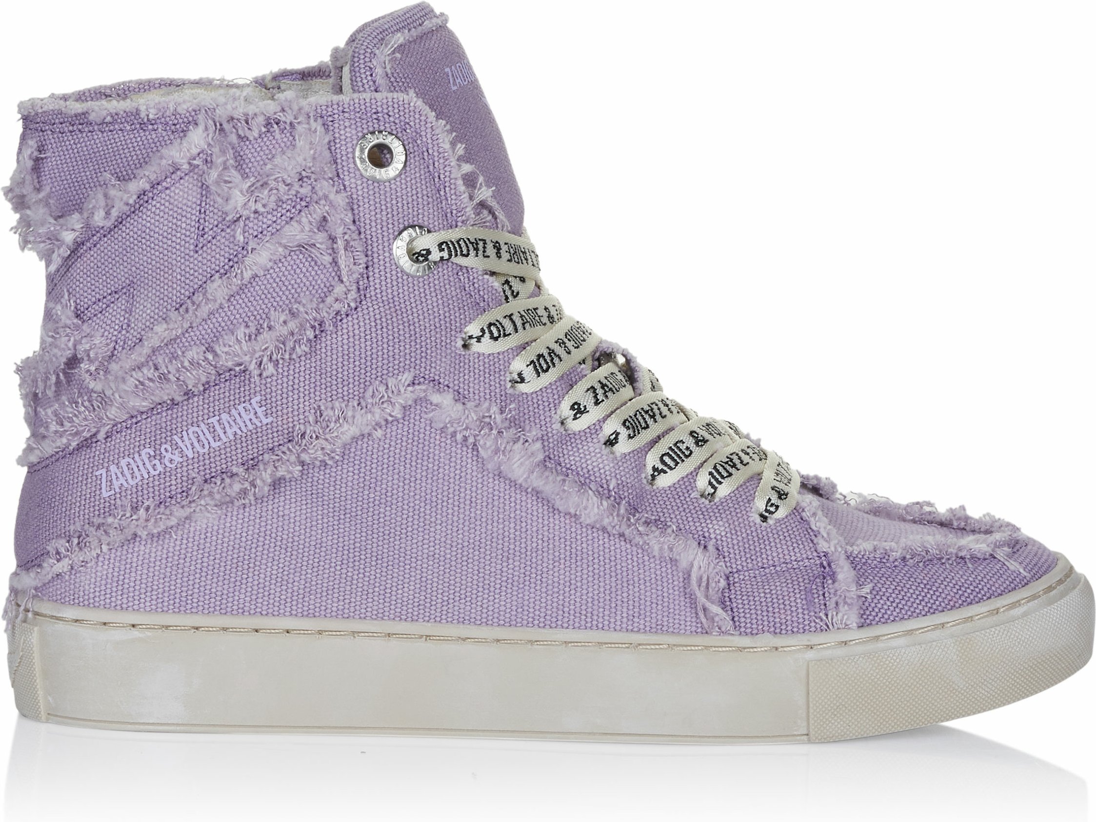 Thumbnail - Zadig & Voltaire HIGH FLASH CANVAS Sneaker lila 36