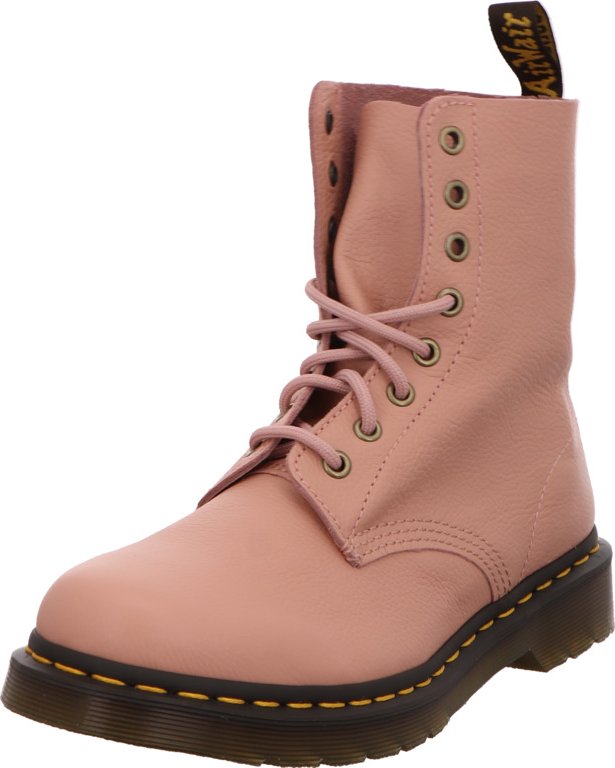 Stiefeletten rose Schnürstiefel Boots Damen Orange 1460 Pa 37