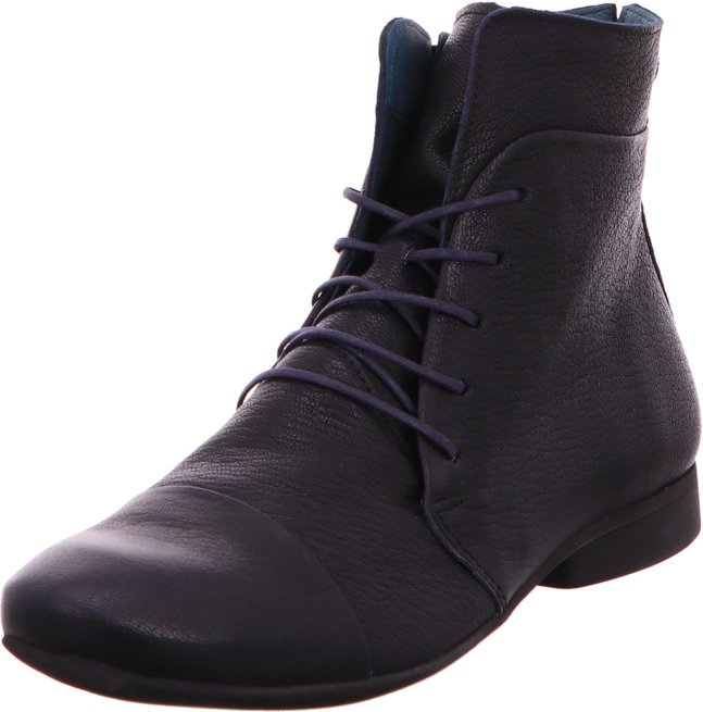 Schnürstiefelette - navy 37