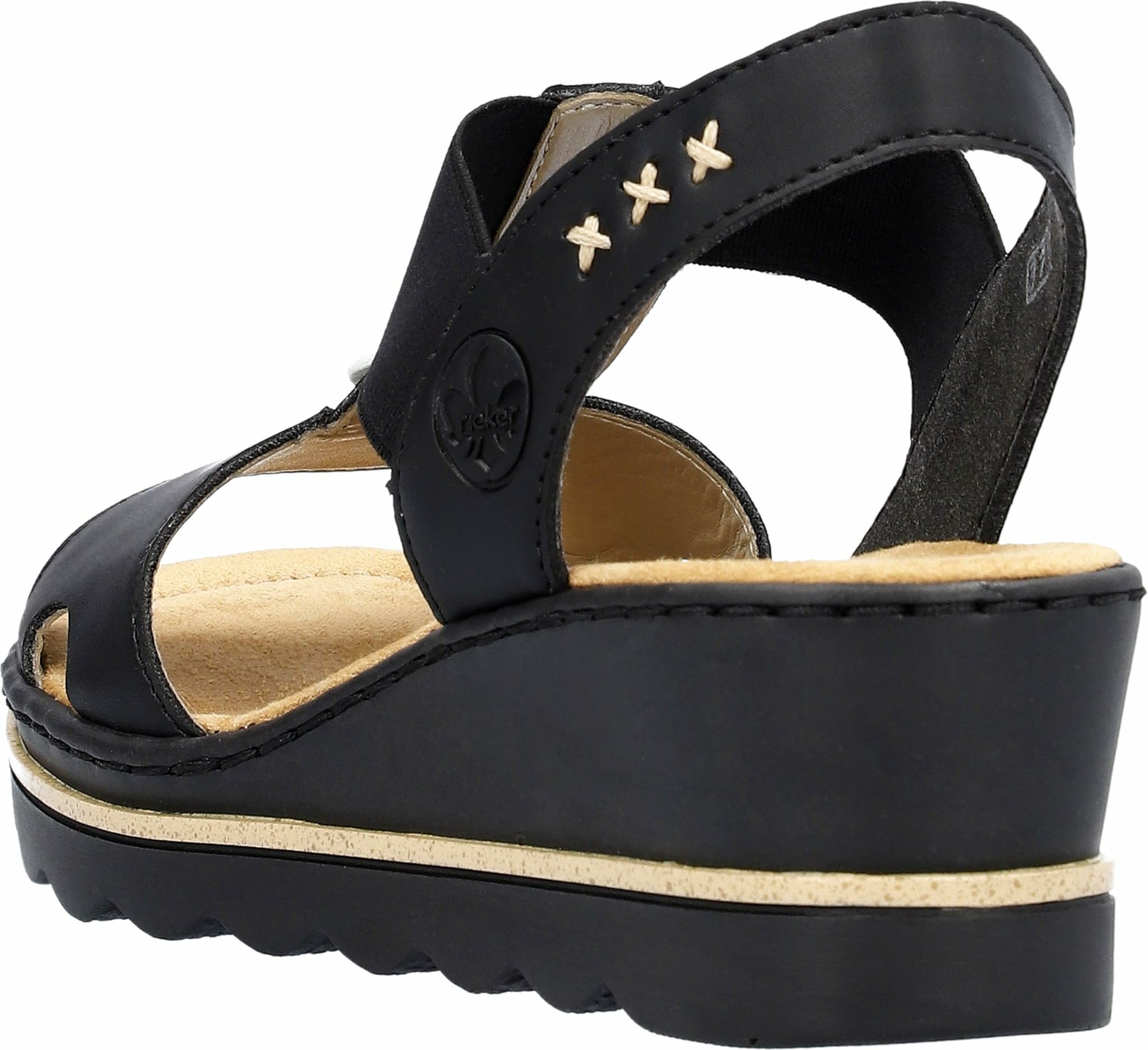 Rieker Damen 67498 Sandale- 221-00-51-24 42