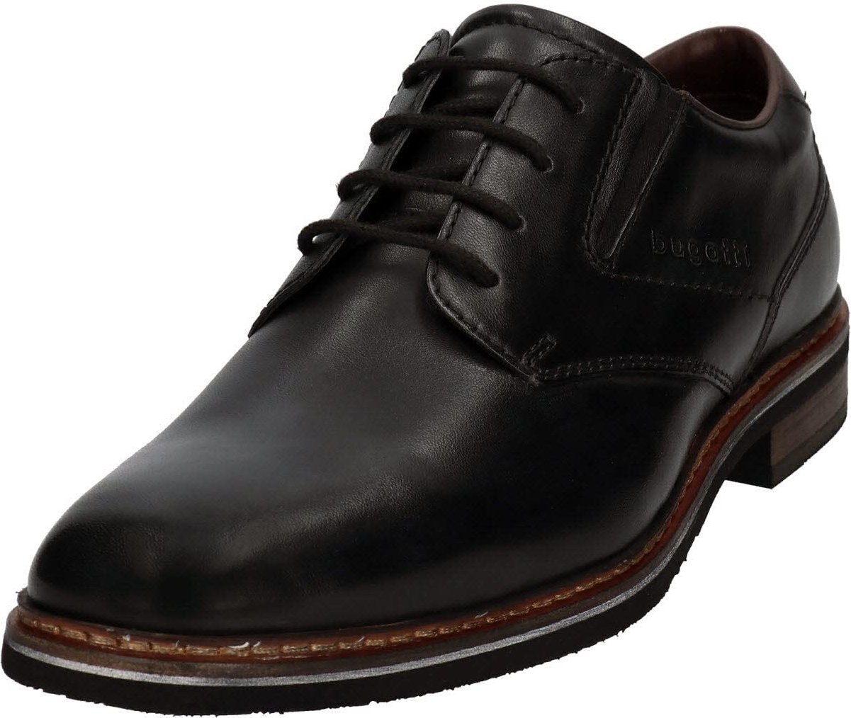 bugatti Schnürschuh mit Rahmennaht, Weite G = weit 42