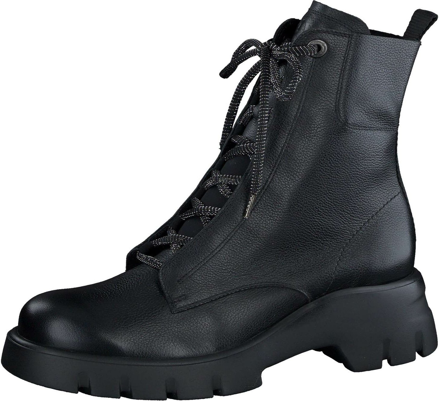 Stiefelette in schwarz 38