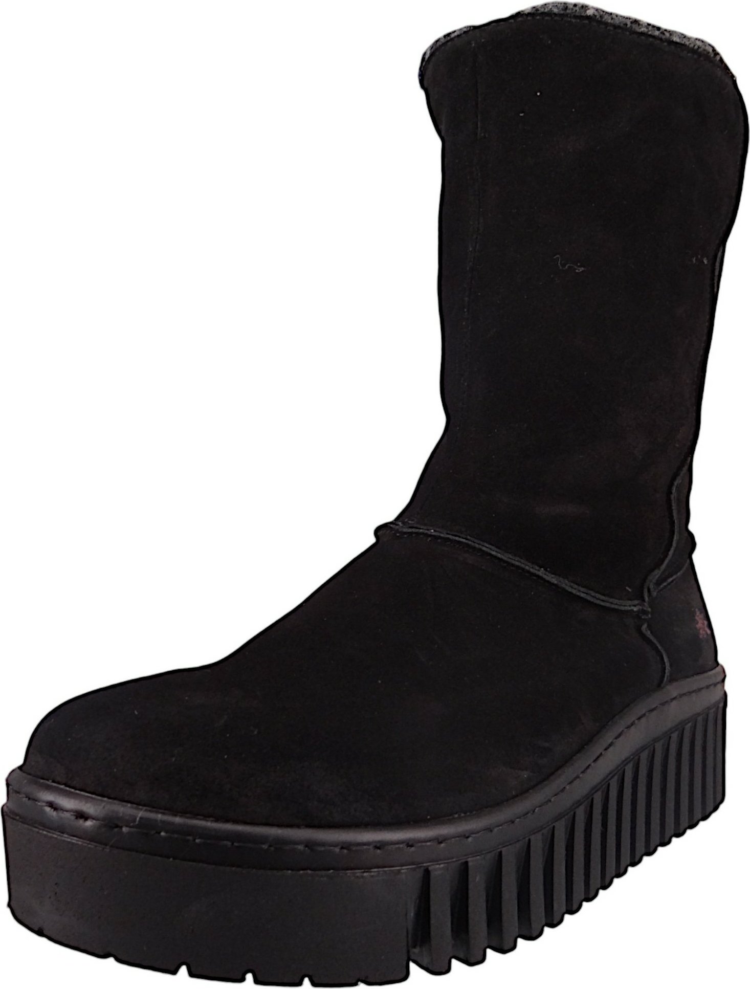 Damen Winterstiefel Stiefel Brighton gefüttert 1511 Schwarz ... 38