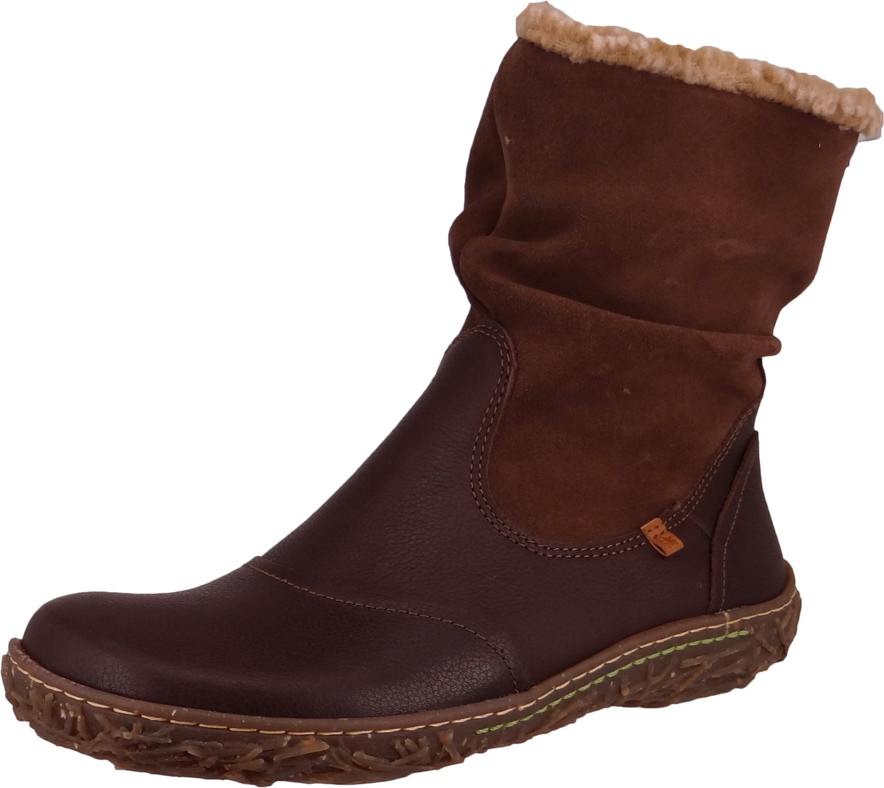 Damen Elegante Stiefelette Nido Ella N758 Braun  Brown Leder 41