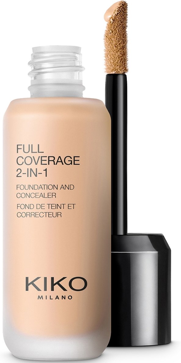 KIKO Milano Full Coverage 2-in-1 Foundation and Concealer 25ml (Various Shades) - 15 Neutral