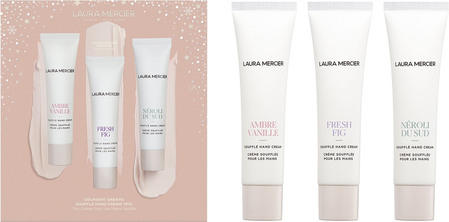 Laura Mercier Decadent Dreams Souffle' Hand Cream Trio