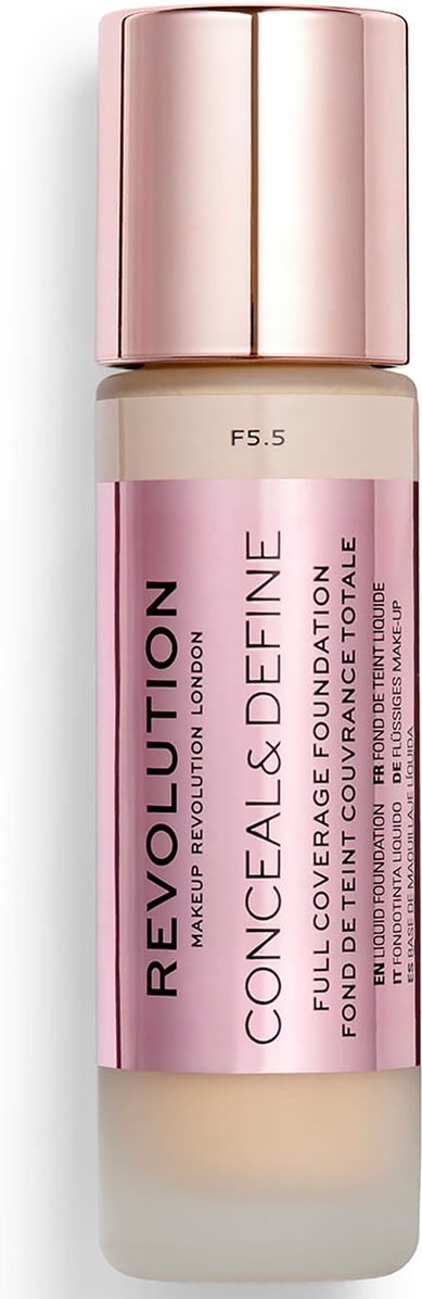 Makeup Revolution Conceal & Define Foundation (Various Shades) - F5.5
