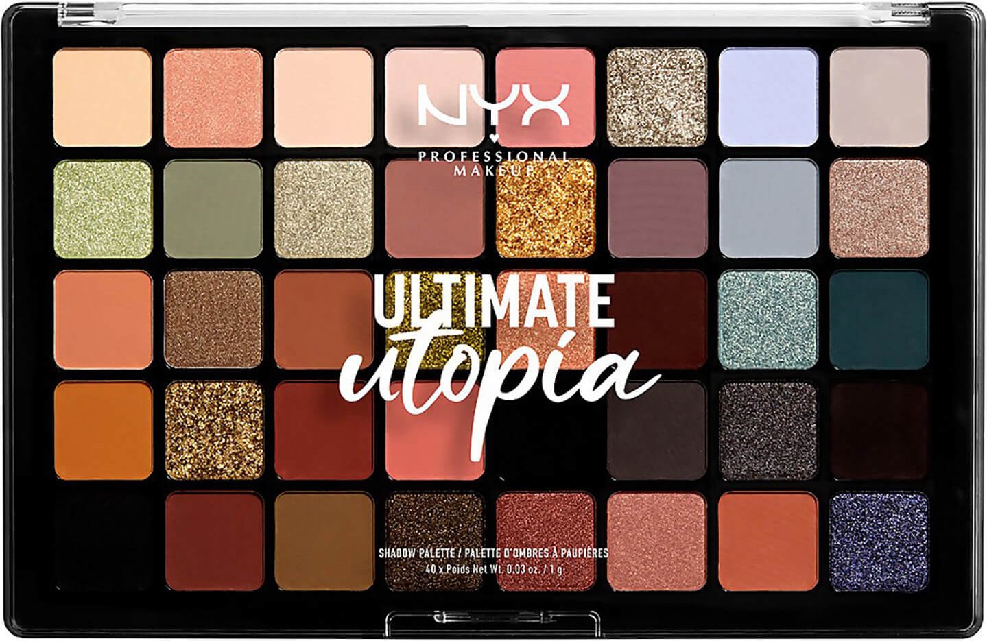 NYX Professional Makeup Ultimate Shadow Utopia Palette - 40 Shades 10g