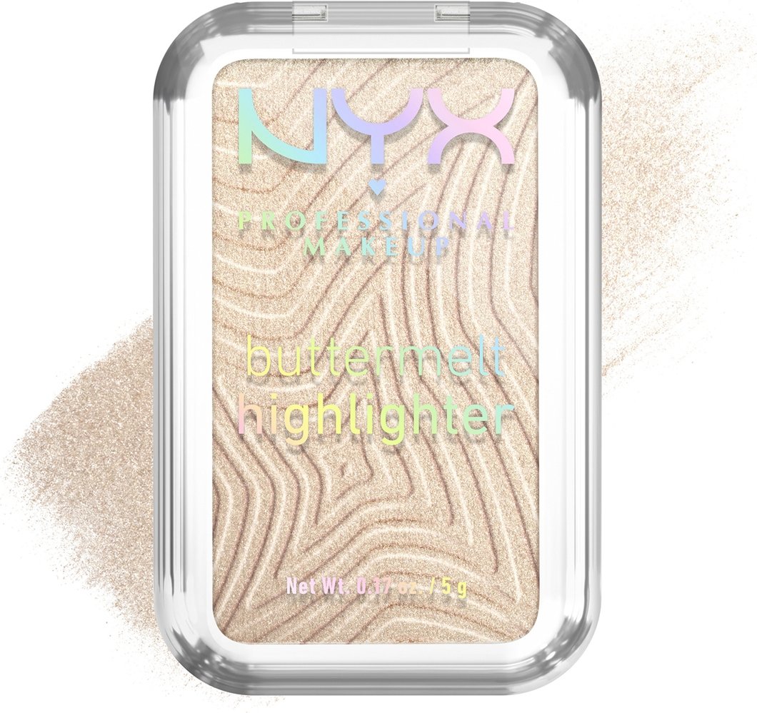 NYX Professional Makeup Buttermelt Highlighter 5g (Various Shades) - Bright & Butta