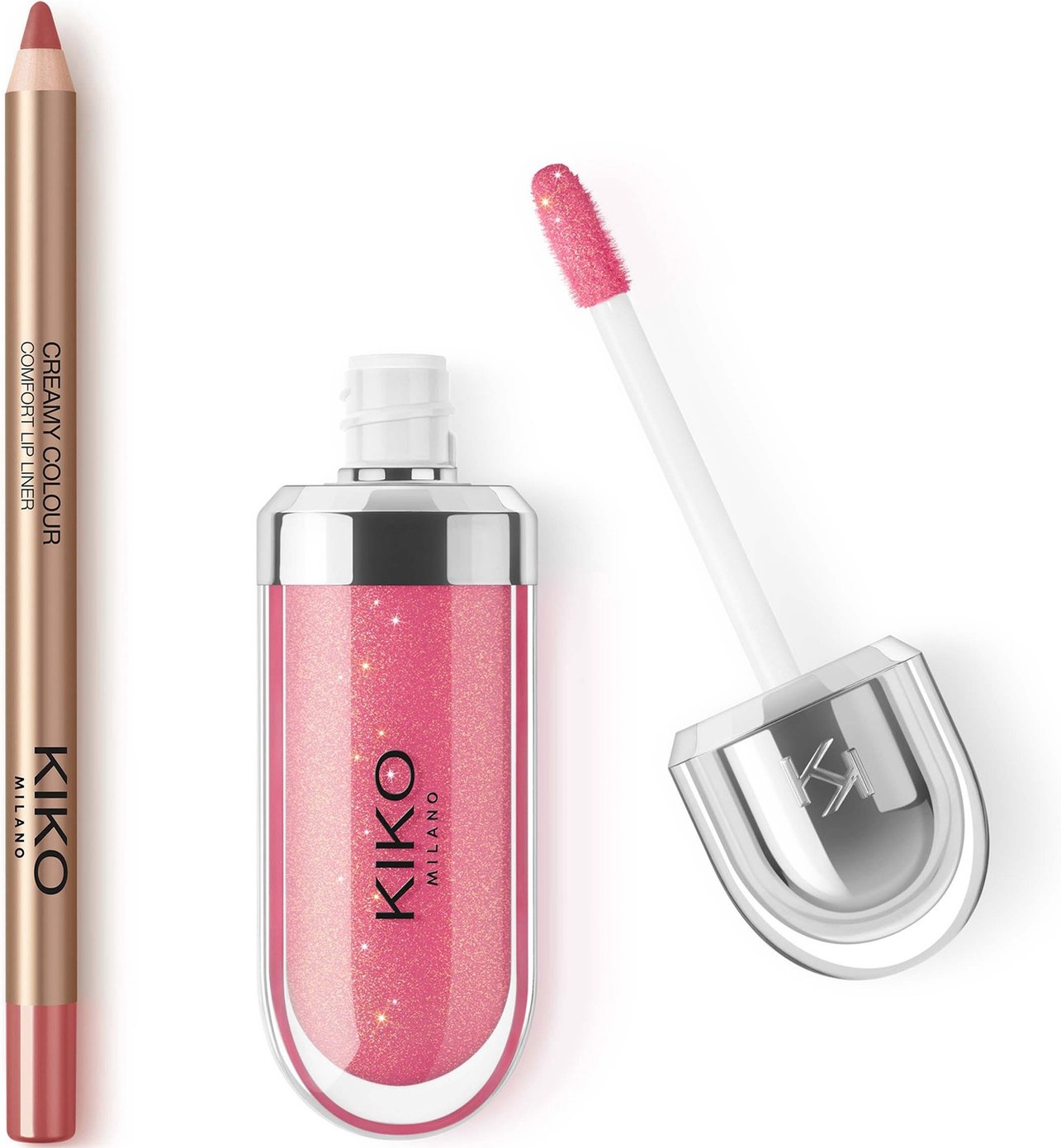 Thumbnail - KIKO Milano 3D Hydra Lip Combo (Various Shades) - Watermelon Sugar