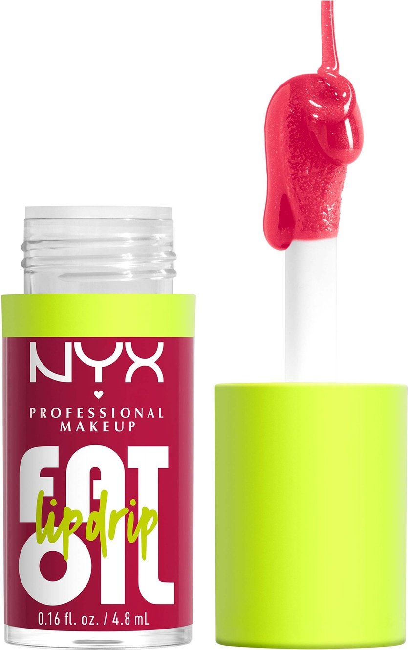 NYX Professional Makeup Fat Oil Lip Drip 12H Hydration Non-Sticky Finish Lip Gloss 4.8ml (Various Shades) - NEWSFEED