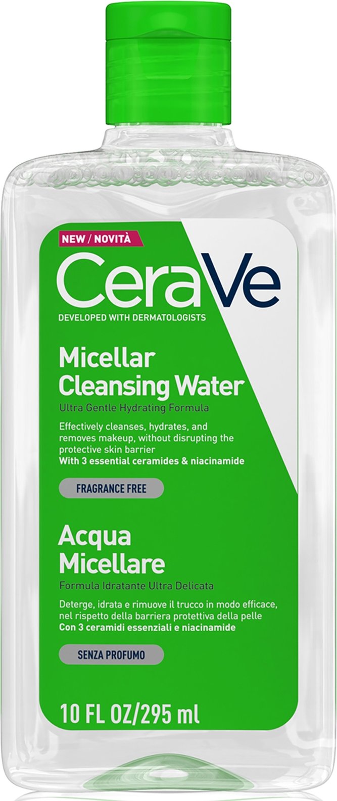 CeraVe Micellar Cleansing Water with Niacinamide & Ceramides for All Skin Types 295ml