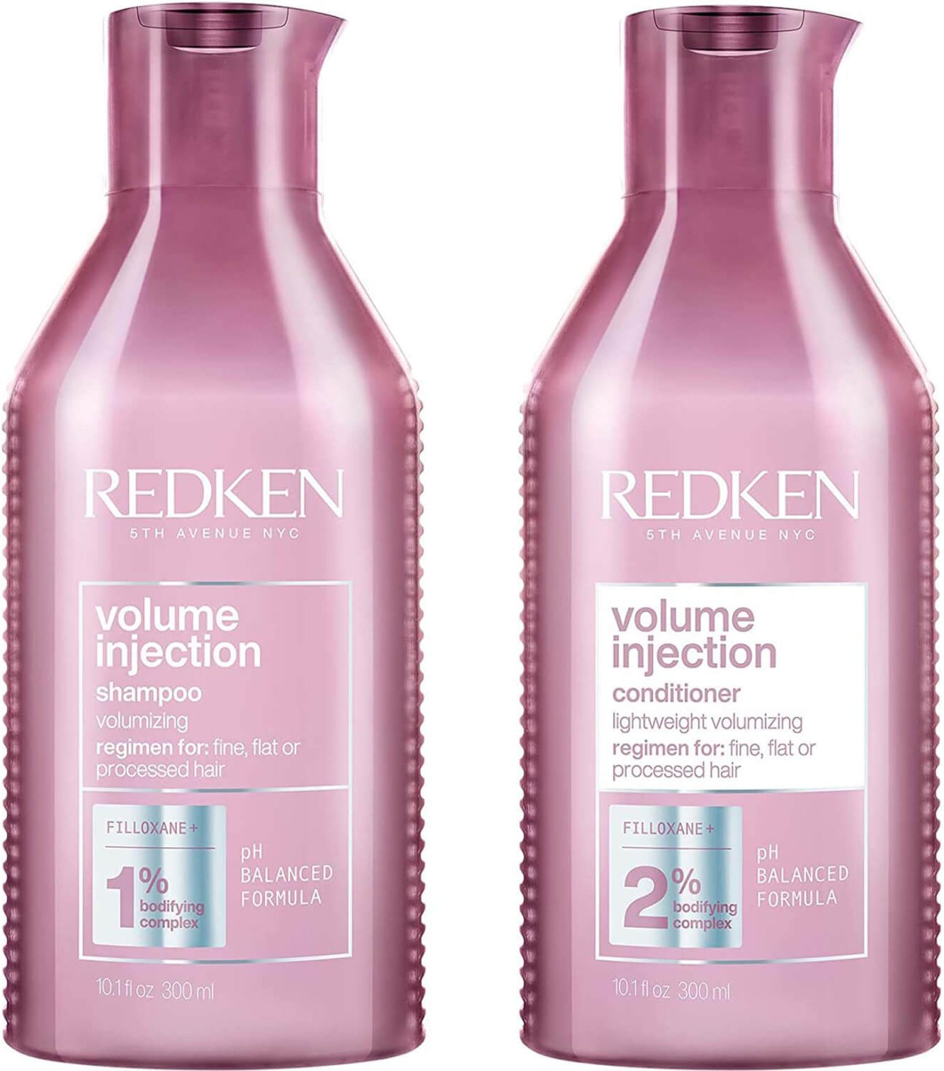 Redken Volume Injection Shampoo 300ml and Volume Injection Conditioner 300ml Duo