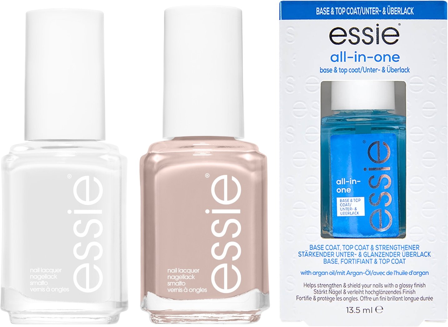 essie French Manicure at Home