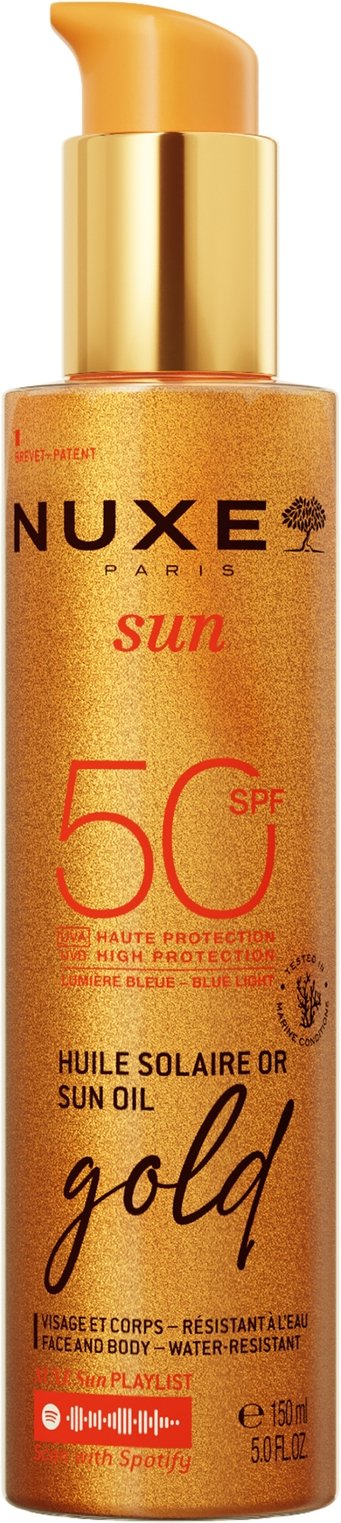 Nuxe Sun Oil Shimmering Gold SPF 50 150ml