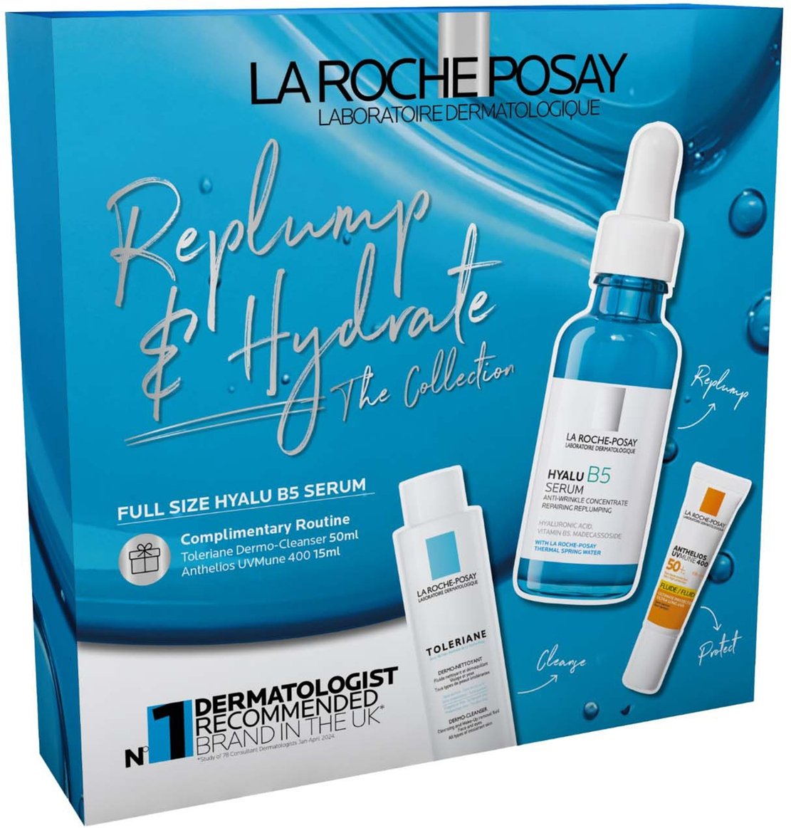 La Roche-Posay Replump and Hydrate: The Collection with Hyalu B5