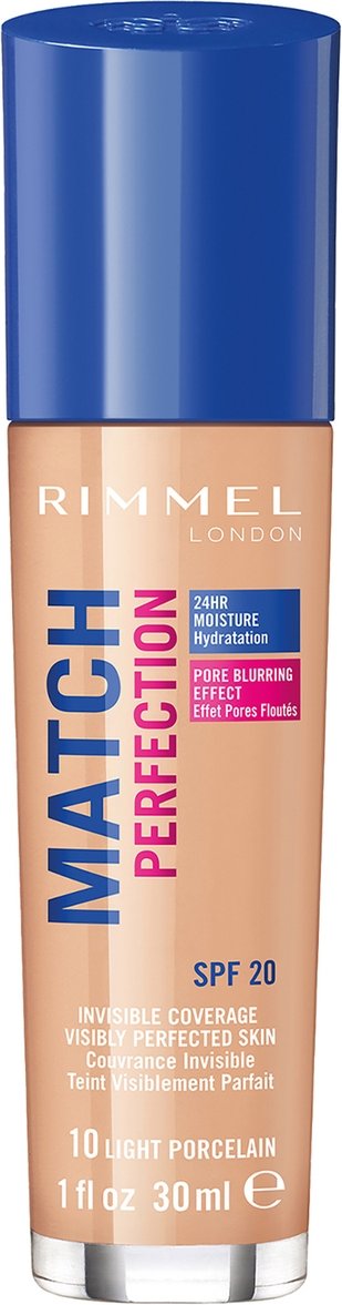 Rimmel Spiel Perfektion Foundation (verschiedene Farbtöne) - Light Porcelain