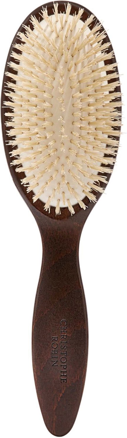 Christophe Robin Detangling Hairbrush with Natural Boar-Bristle and Wood