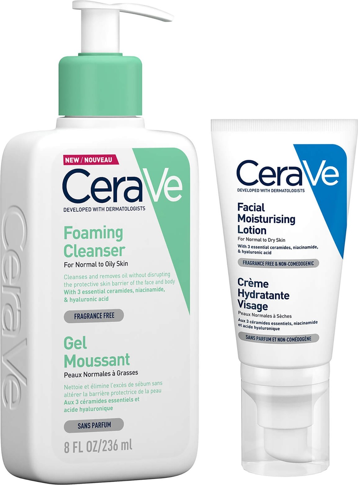 CeraVe Cleanse the Day Away Duo