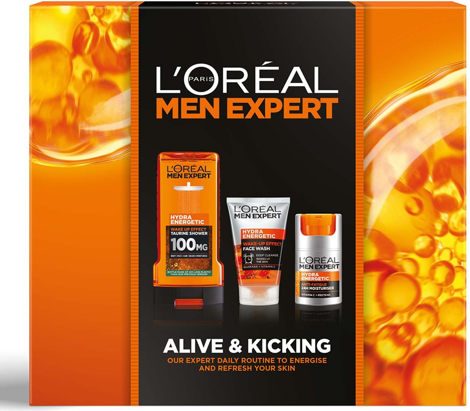L'Oréal Paris Men Expert Alive and Kicking 3 Piece Gift Set For Him