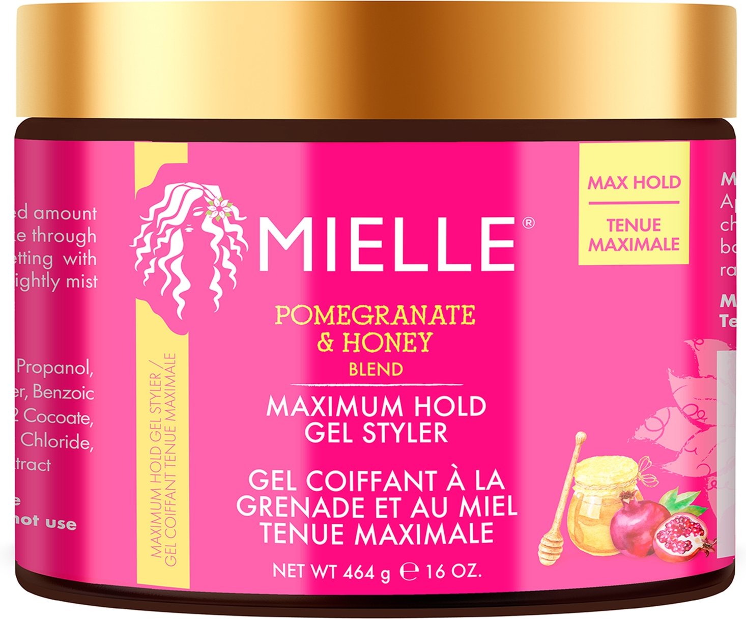 Mielle Organics Pomegranate & Honey Maximum Hold Gel Styler 473ml