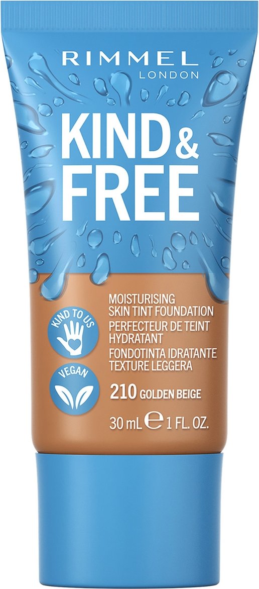 Rimmel London Kind & Free Skin Tint Foundation - Golden Beige
