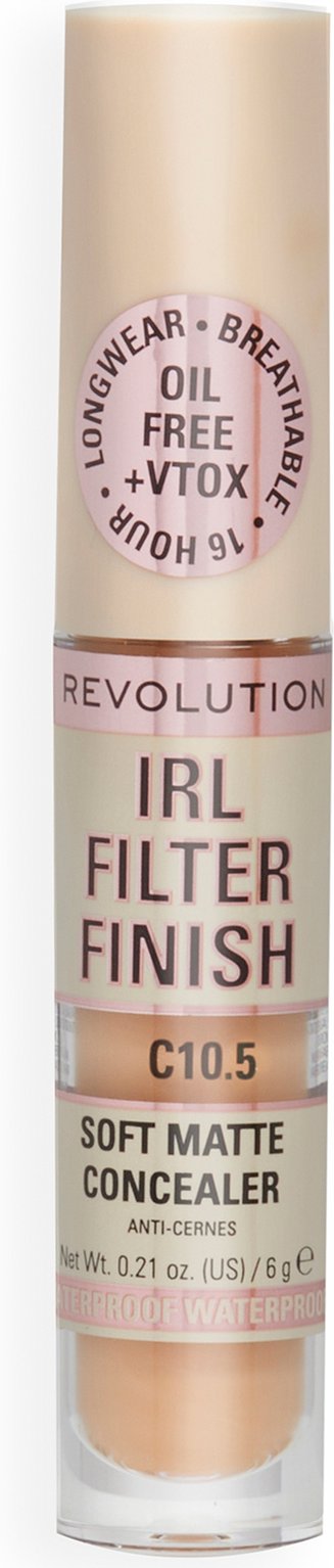 Makeup Revolution IRL Filter Finish Concealer 6g (Various Shades) - C10.5
