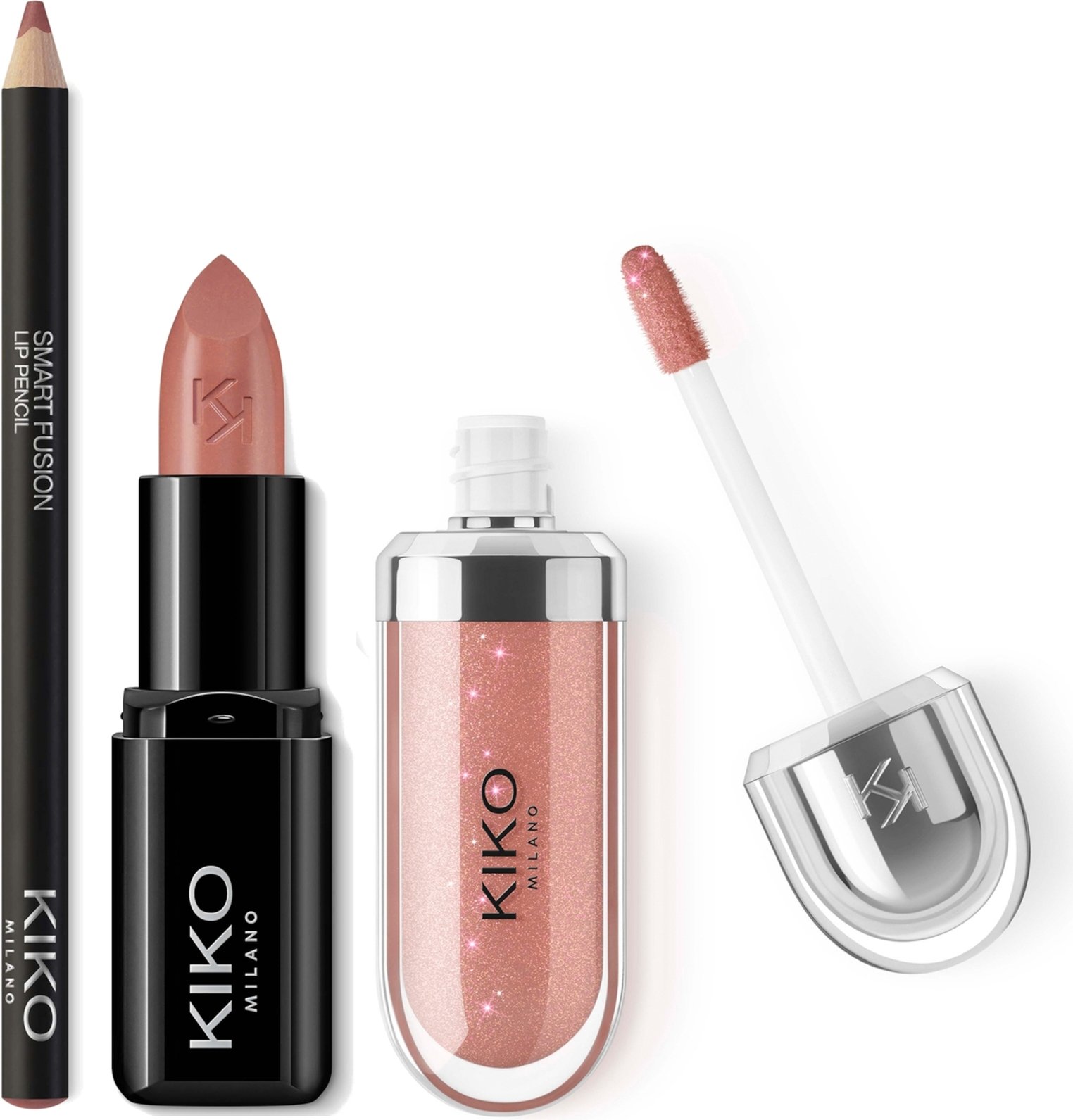 KIKO Milano Exclusive Cinnamon Brown Lip Trio