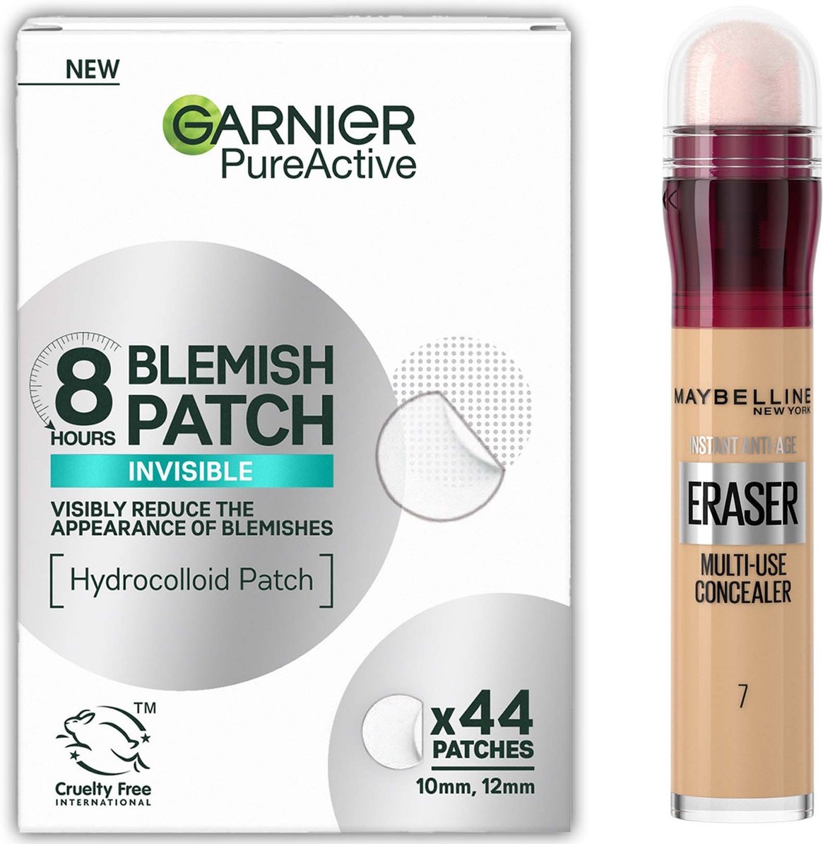 Garnier x Maybelline Patch & Conceal Bundle (Various Shades) - 07 Sand