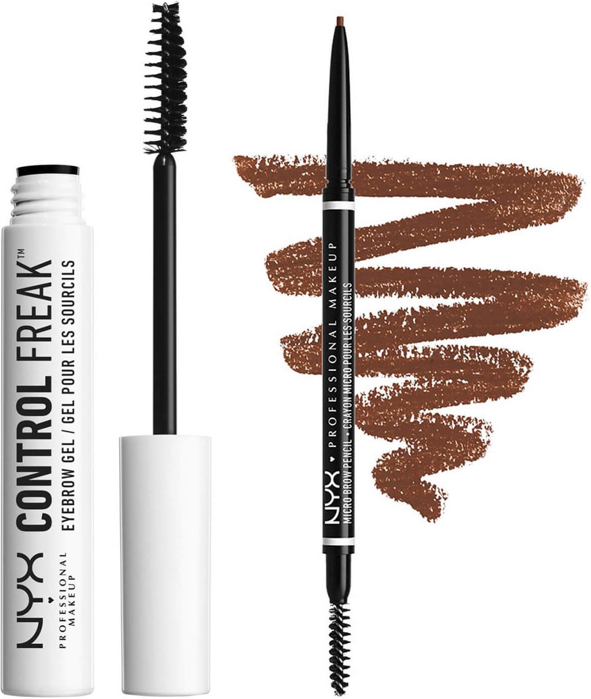 Thumbnail - NYX Professional Makeup Tame and Define Brow Duo (Various Shades) - Brunette
