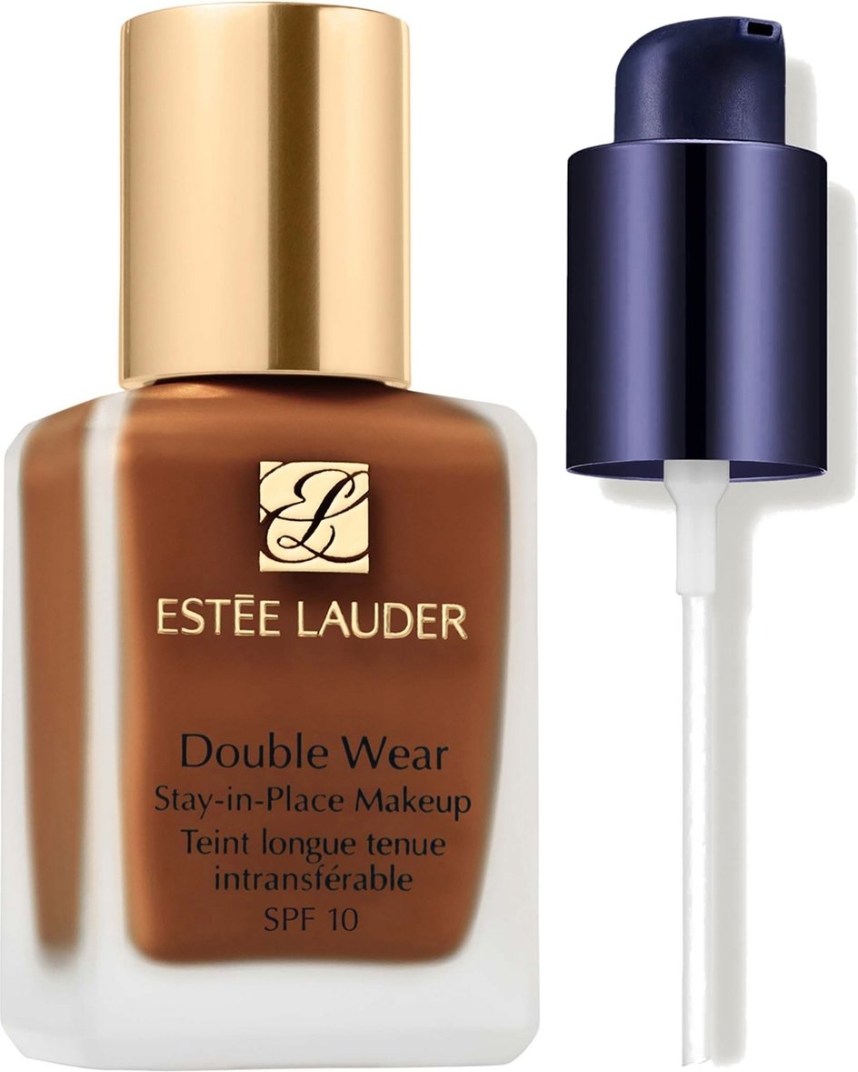 Estee Luader Double Wear Stay-in-Place Makeup With Makeup Pump Bundle (Various Shades) - 6W1 Sandalwood