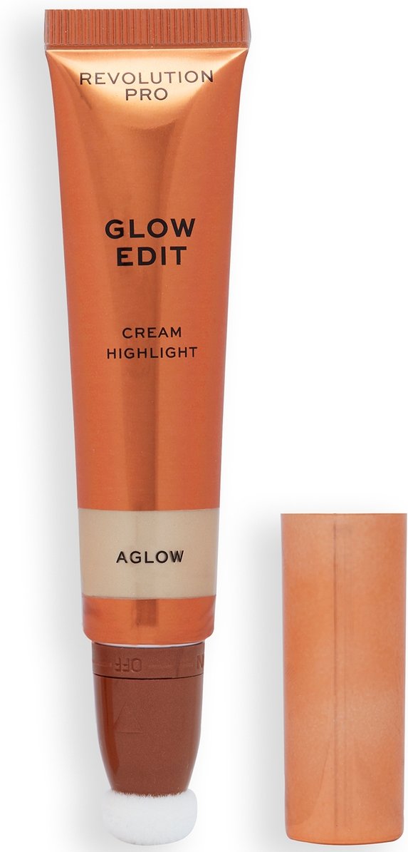 Revolution Pro Glow Edit Cream Highlighter 15ml (Various Shades) - Aglow