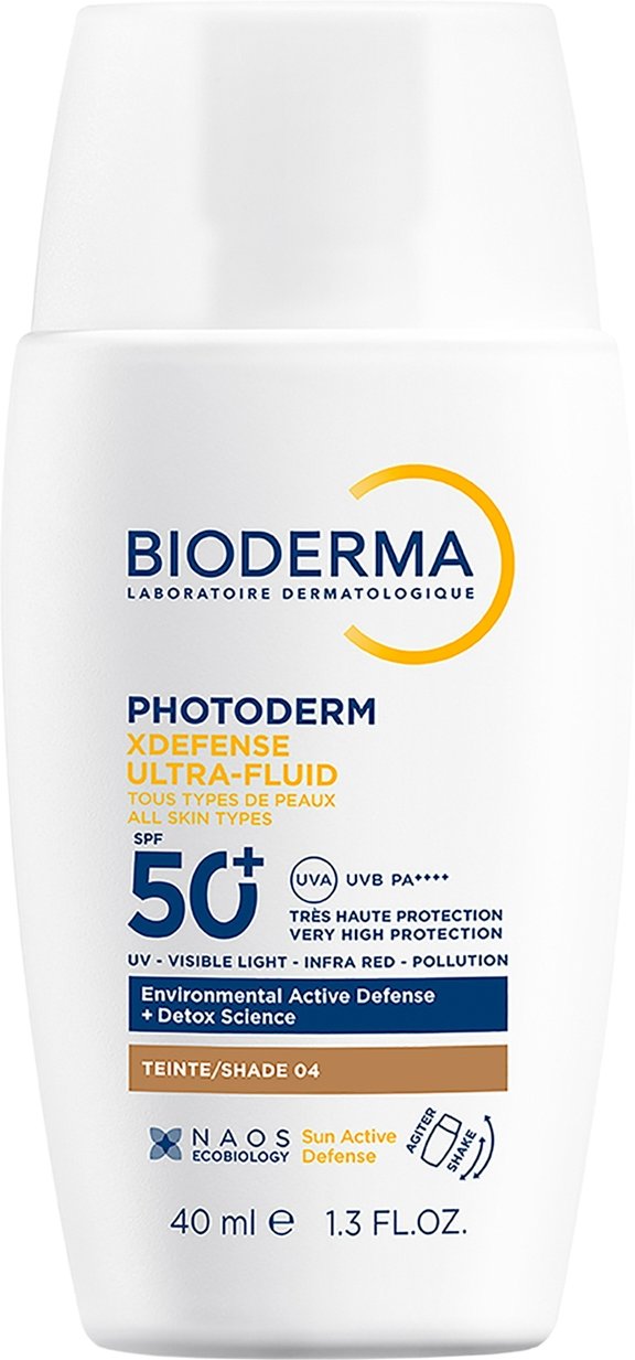 Bioderma XDefense Ultra Fluid SPF50+| Suncare and Urban Protection 40ml (Various Shades) - Shade 04