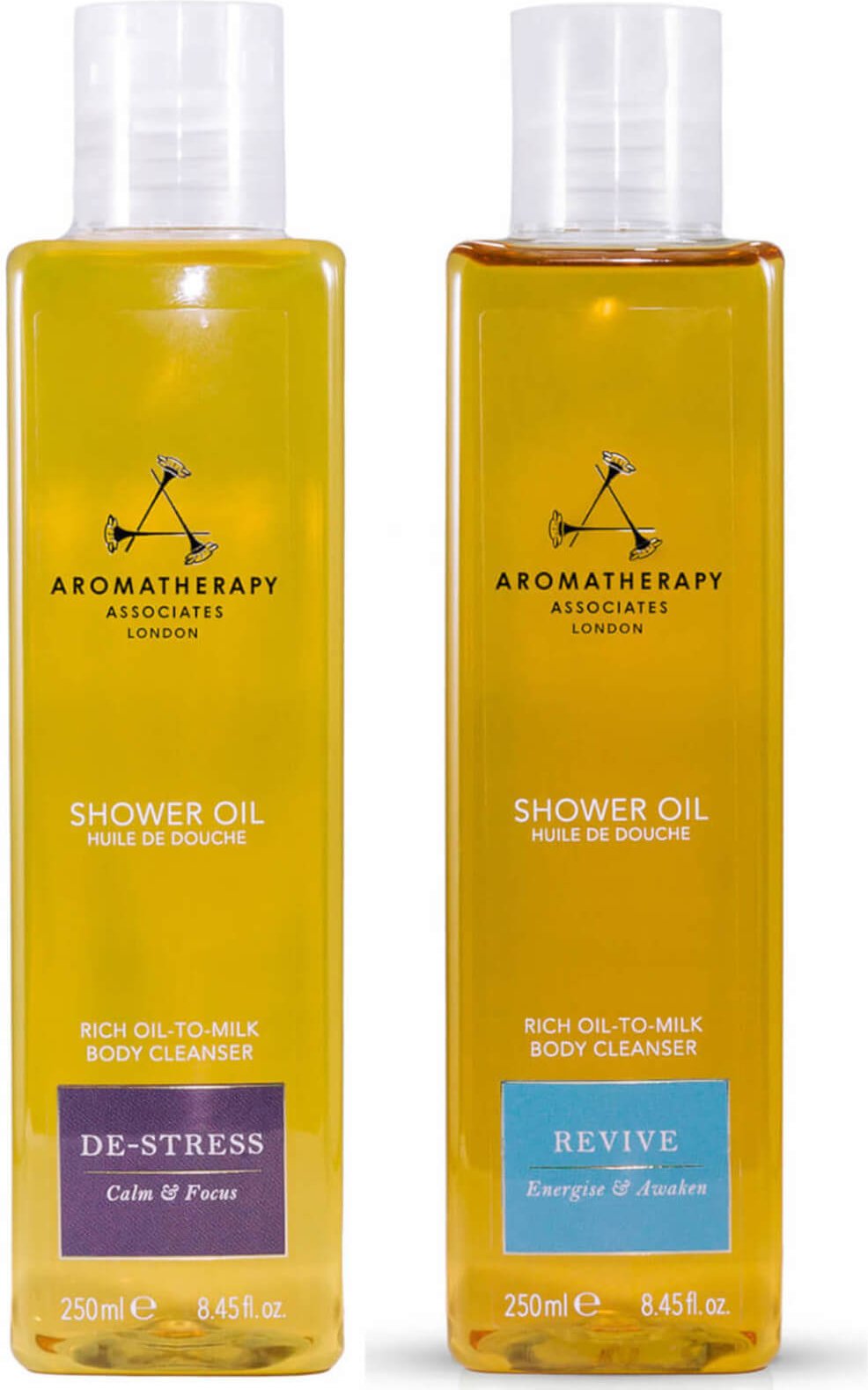 Aromatherapy Associates AM PM Shower Oil Duo