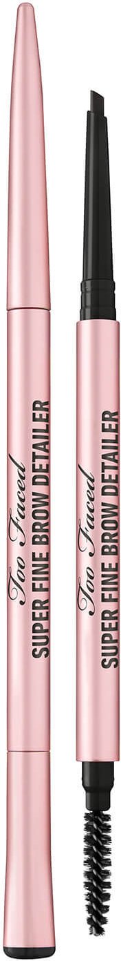 Thumbnail - Too Faced Superfine Brow Detailer Ultra Slim Brow Pencil 0.08g (Various Shades) - Soft Black