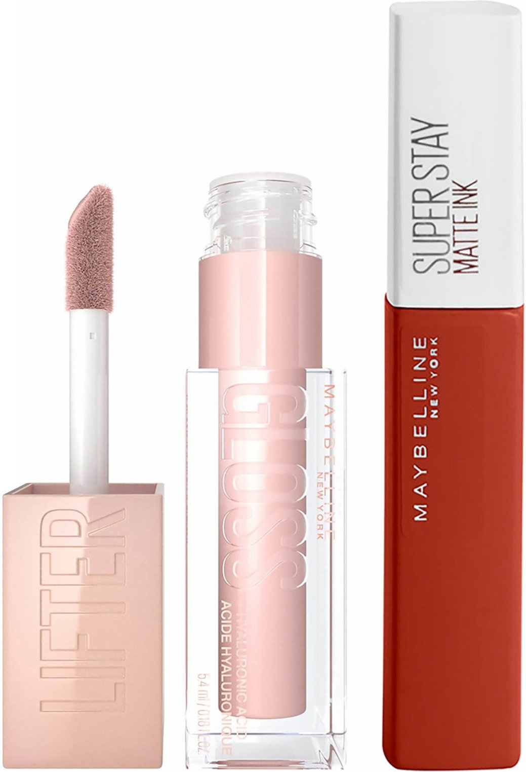 Thumbnail - Maybelline Lifter Gloss and Superstay Matte Ink Lipstick Bundle (Various Shades) - 140 Groundbreaker