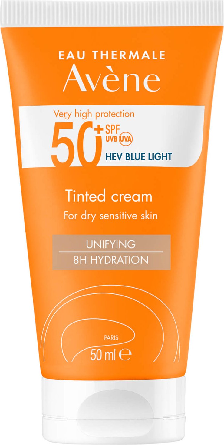 Avène Very High Protection Tinted Sun Cream SPF50+ for Dry, Sensitive Skin 50ml