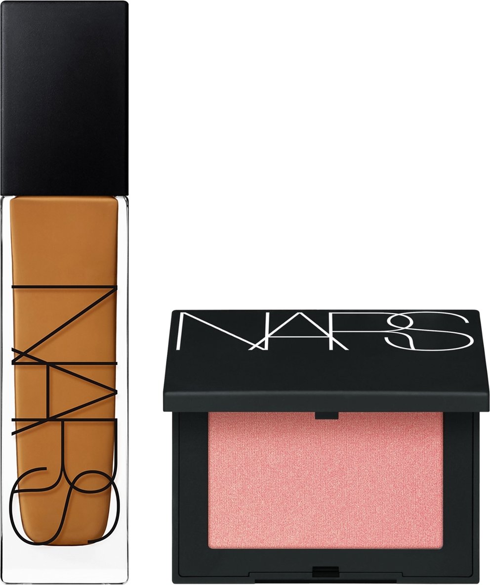 NARS Natural Longwear Foundation 30ml and NARS Blush Orgasm 4.8g Bundle (Various Shades) - Marquises