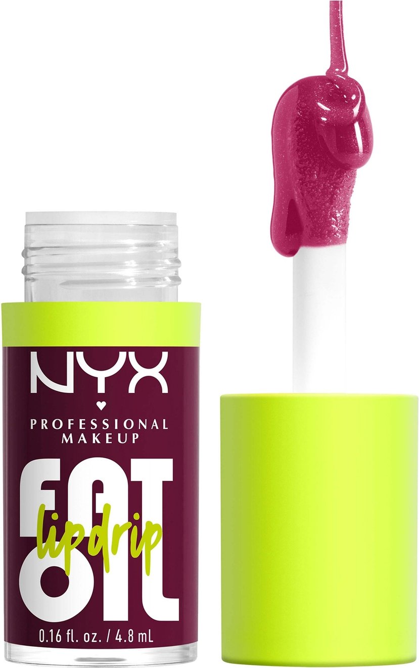 NYX Professional Makeup Fat Oil Lip Drip 12H Hydration Non-Sticky Finish Lip Gloss 4.8ml (Various Shades) - THAT'S CHIC