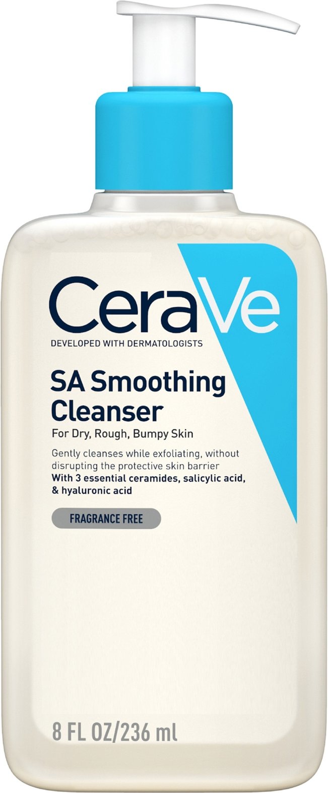 CeraVe SA Smoothing Cleanser with Salicylic Acid for Dry, Rough & Bumpy Skin 236ml
