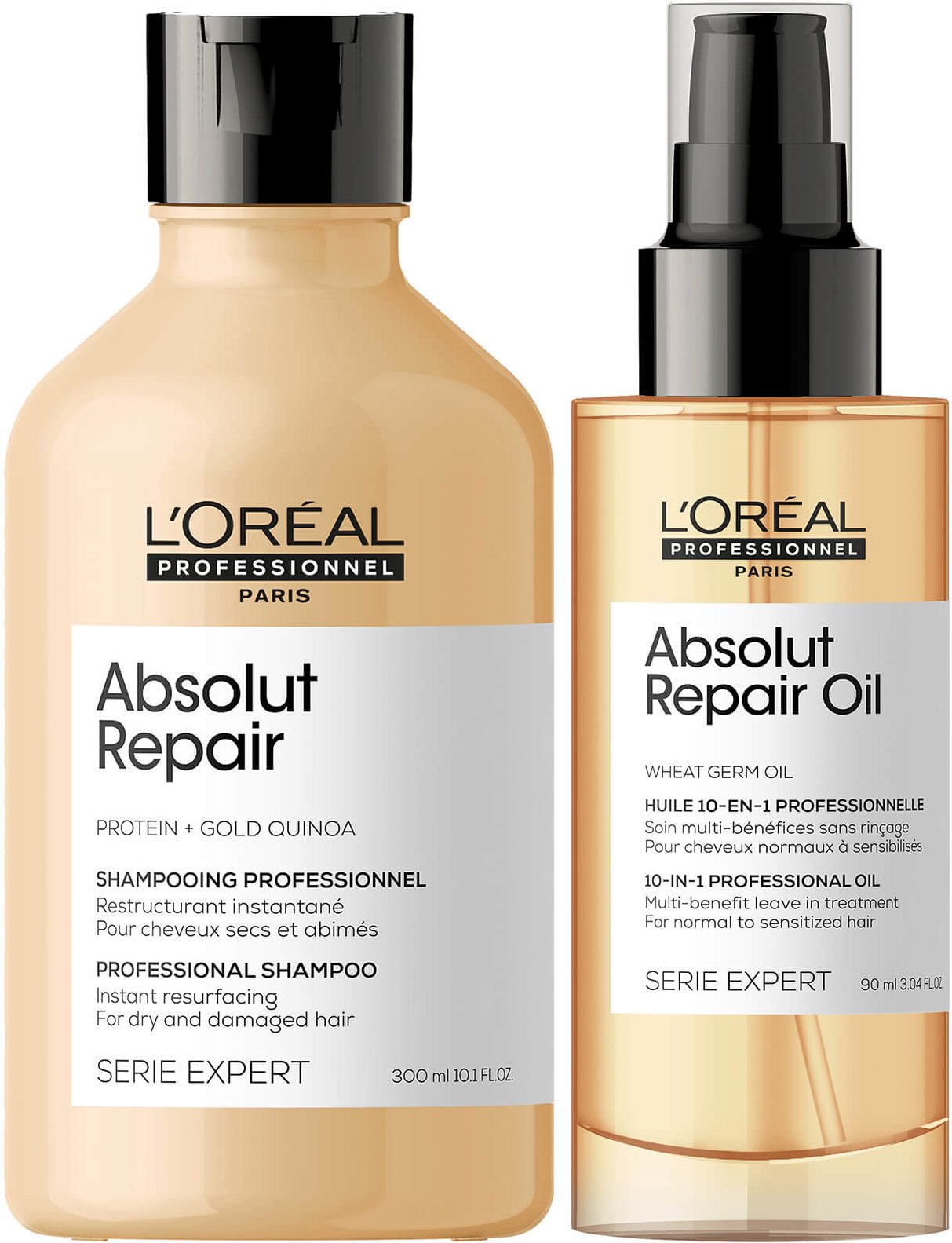 L'Oréal Professionnel Absolut Repair Oil and Shampoo Bundle