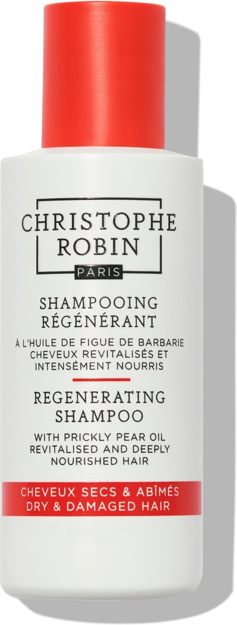Christophe Robin Regenerating Shampoo with Prickly Pear Oil 75ml (Low Dioxane)