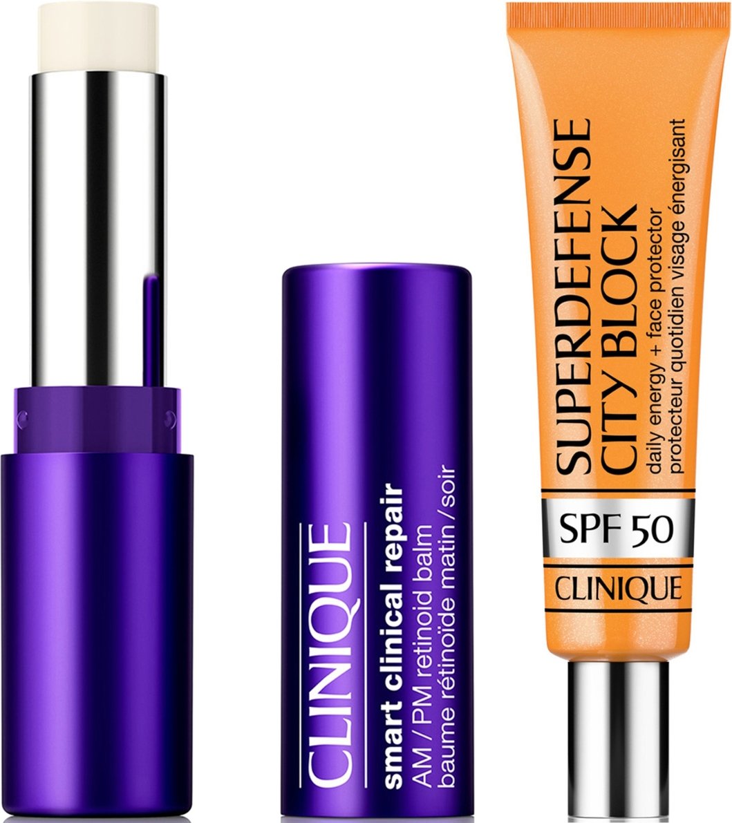 Clinique Smart Clinical Repair AM/PM Retinoid Balm and SPF 50 Sheer Tint Duo