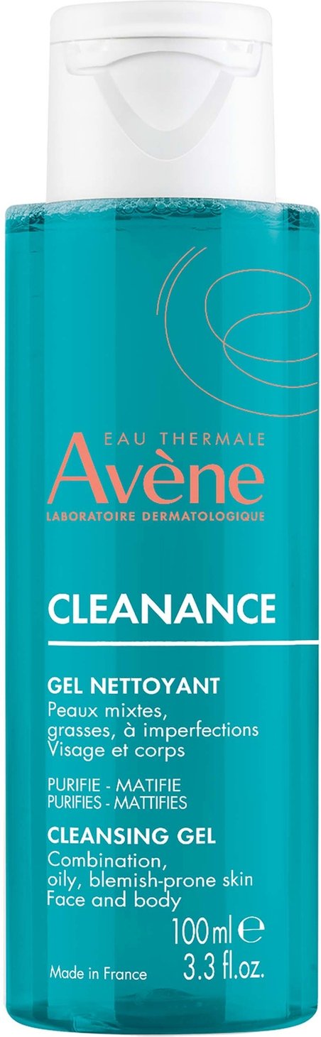 Avène Cleanance Cleansing Gel For Oily, Blemish Prone Skin 100ml